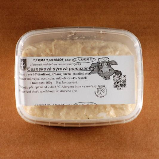 Kozí Hrádek - Sýrová pomazánka s česnekem 150 g