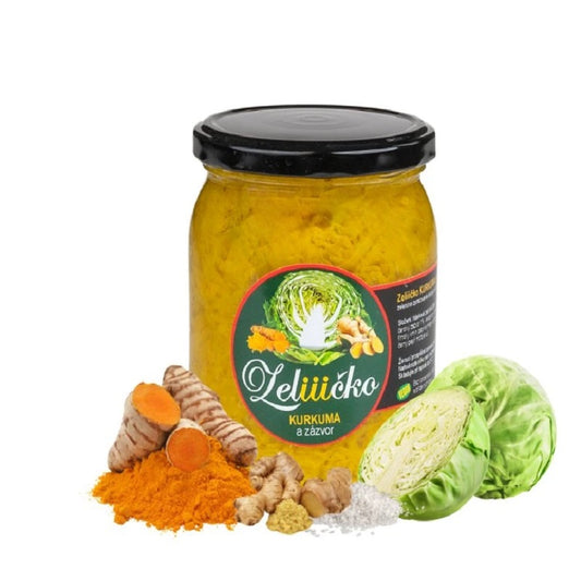 Zeliiičko Zelí kurkuma, zázvor 500 g