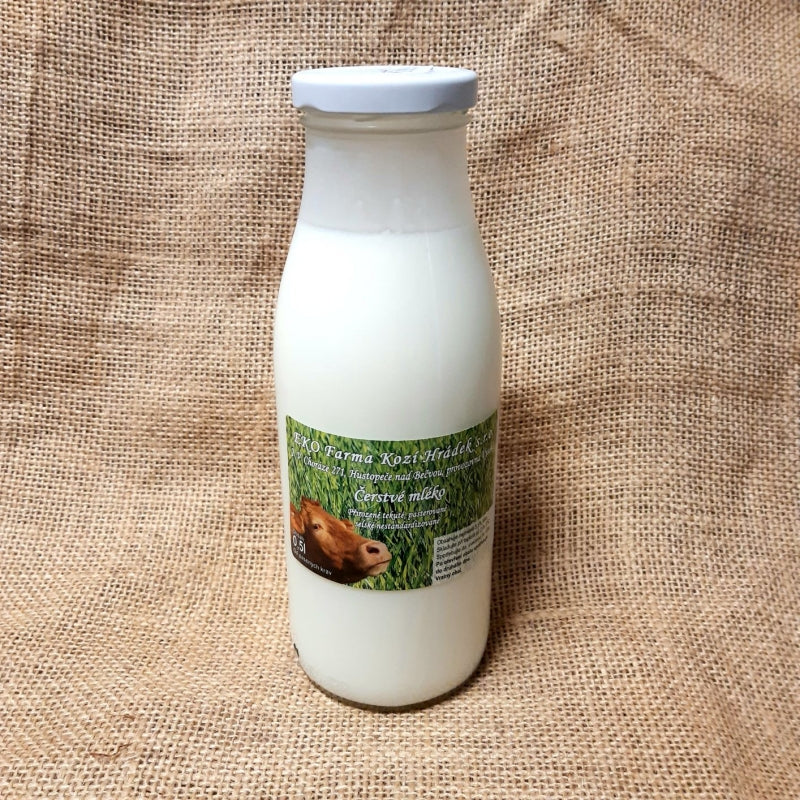 Kozí Hrádek - Čerstvé mléko plnotučné 0,5 l