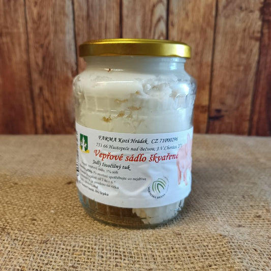 Kozí Hrádek - Vepřové sádlo čisté 600 g