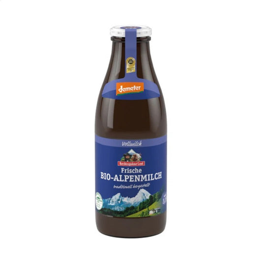 BIO Čerstvé alpské mléko plnotučné 1 l